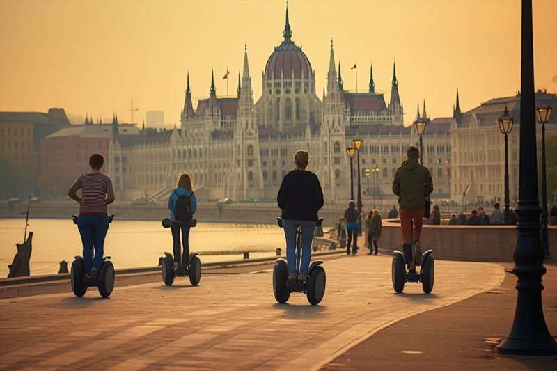 Segway-turer i Budapest